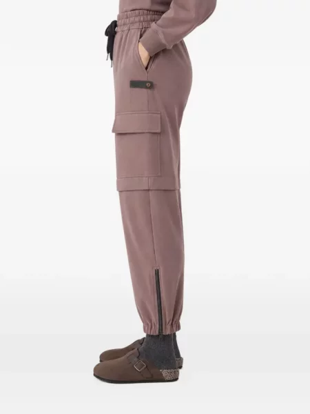 Pantaloni cargo Brunello Cucinelli violet