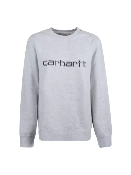 Bluza nierozpinana Carhartt Wip z nadrukiem szara