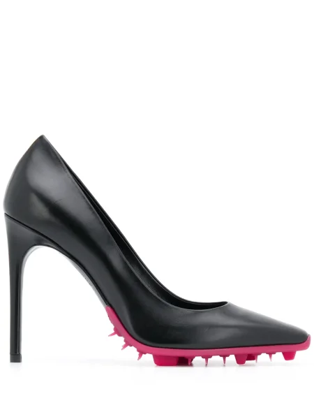 Pantofi cu toc Off-white alb