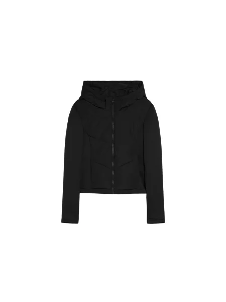 Bershka Geacă de primăvară-toamnă negru