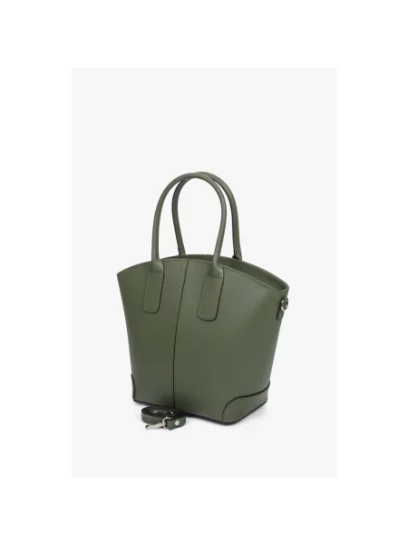 Сумка шкіряна Estro зелена