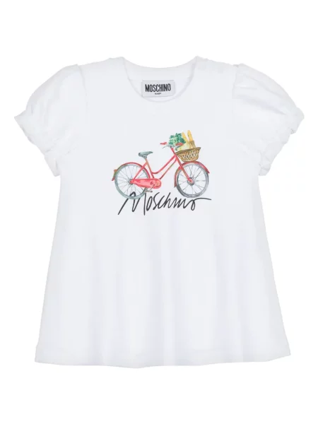 Koszulka dziecięca Moschino biała