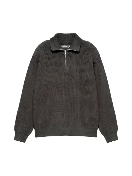 Pull&Bear Pulover antracit siva