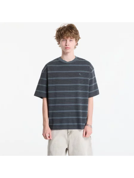 Tričko Carhartt WIP S/S Hanson T-Shirt UNISEX Hanson Stripe Kale Green M zelené