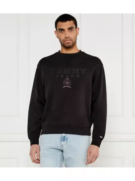 Tommy Jeans Pulóver fekete