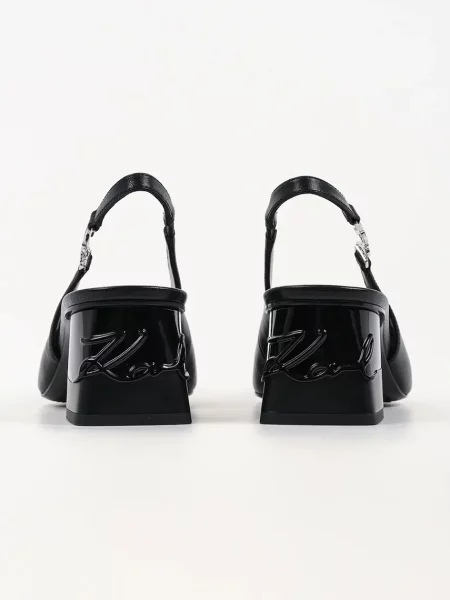 Karl Lagerfeld pantofi de piele Kayla negru