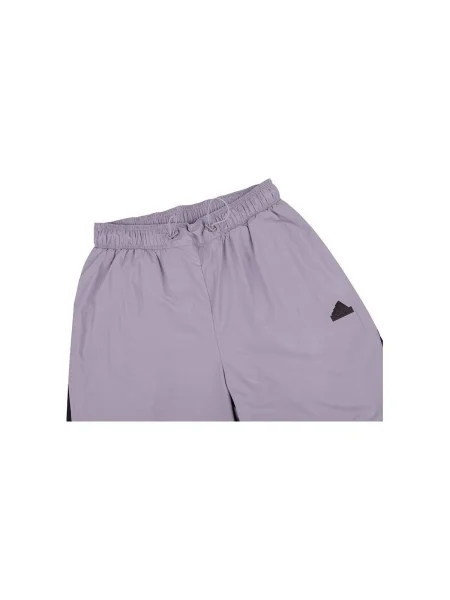 Pruhovaná tepláková súprava Adidas fialová