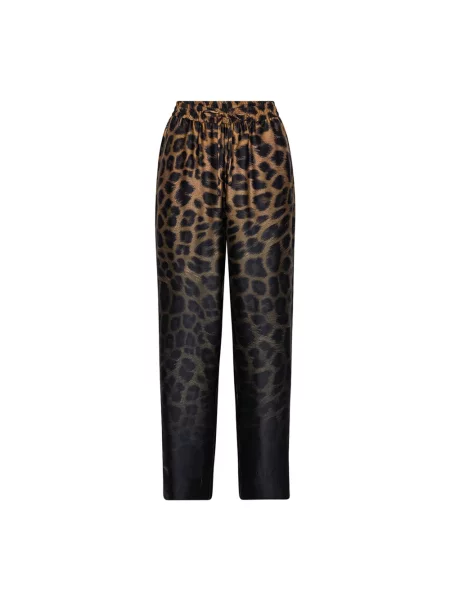 Lniane wielobarwność spodnie Karmamia