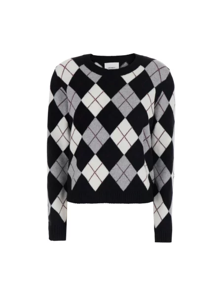 Sweter Lisa Yang z wzorem argyle