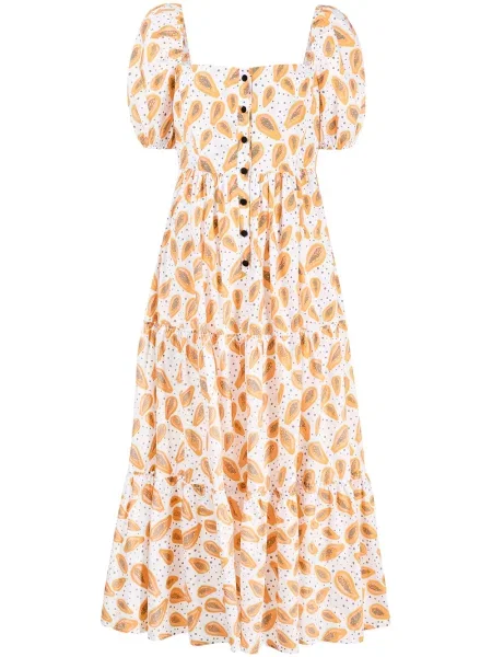 Rochie Pitusa cu imagine de costum portocaliu