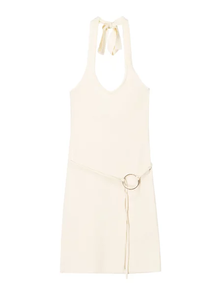 Bershka Haljina ecru/prljavo bijela