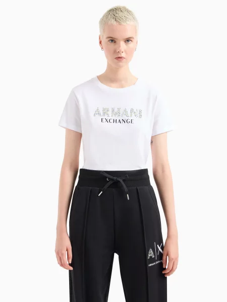 Armani Exchange Футболка білий