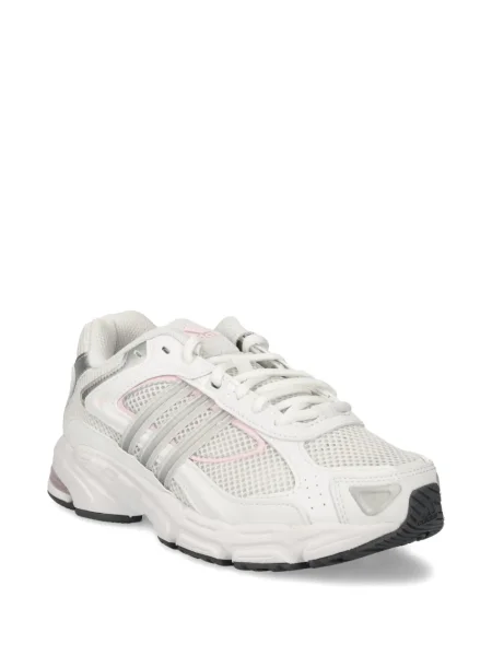 Geacă Adidas cu șireturi cu dungi cu platformă alb