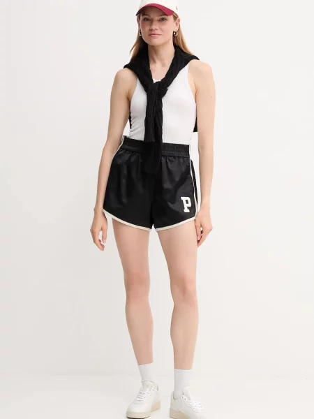 Шорти Polo Ralph Lauren однотонні середня посадка чорний