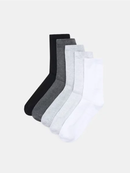 Sinsay Skarpetki 5 pack wielobarwny