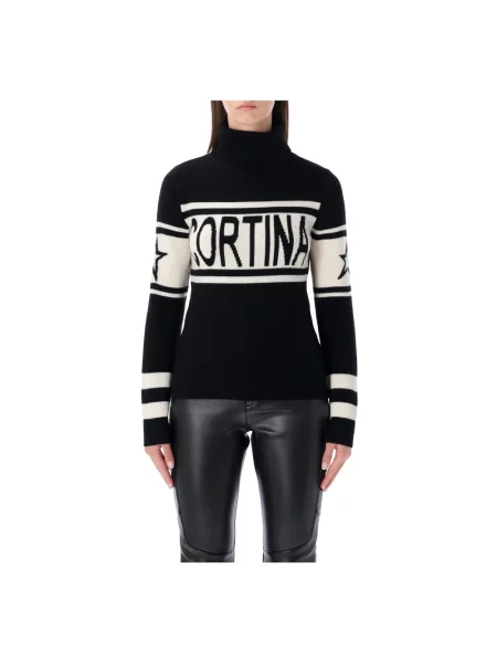 Lniany golf Perfect Moment czarny