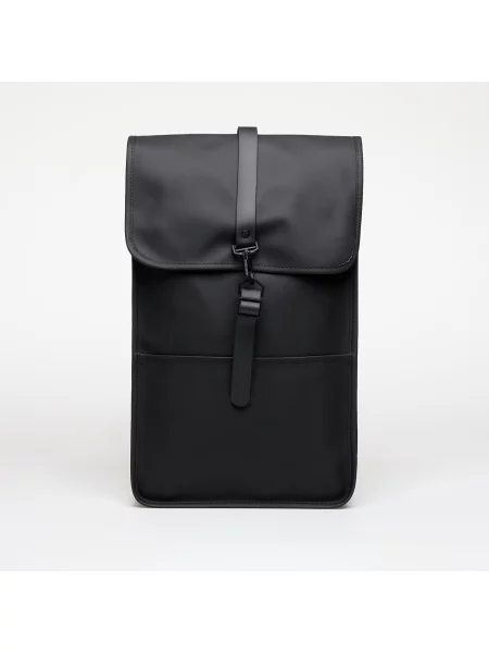 Rains Backpack Black Unisex Plecaki i torby Rains Size: One size czarny