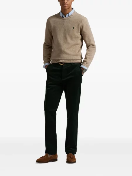 Ριγέ polo Polo Ralph Lauren με κουκούλα με αυτόγραφο λευκό