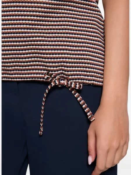Tricou Betty Barclay cu cordon albastru