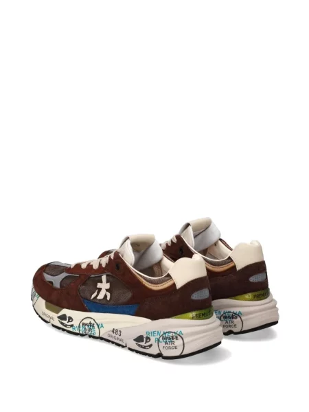 Sneakerși Premiata cu autograf maro