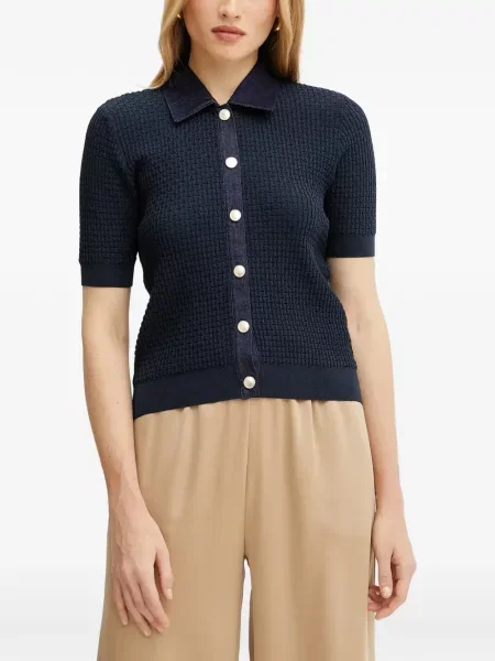 Scurt cardigan Morgan albastru
