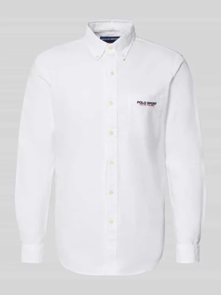 Koszula casualowa o kroju regular fit z czystej bawełny Polo Ralph Lauren biała
