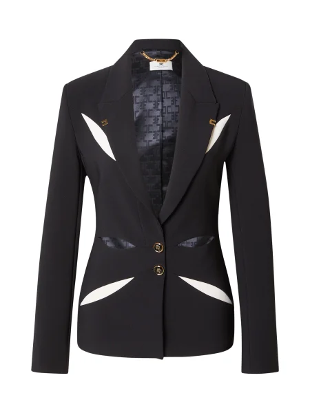 Elisabetta Franchi Sacou negru alb