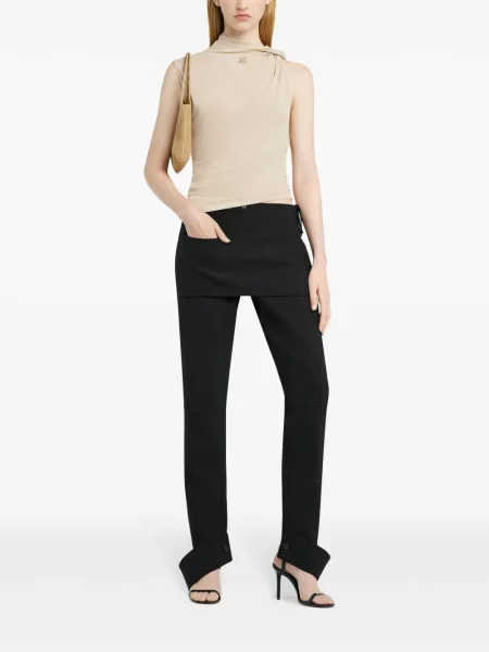 Top Courreges drapat