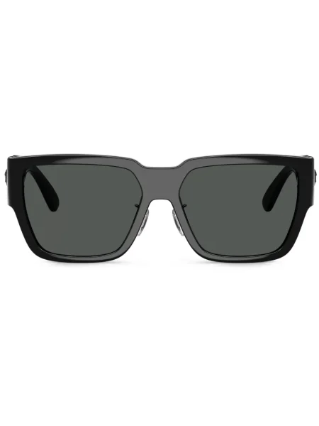 Ochelari de soare dreptunghiulari Versace Eyewear negru