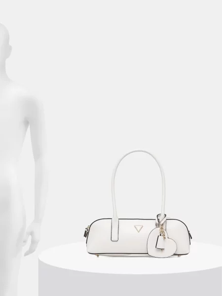 Кожаная сумка-багет Guess