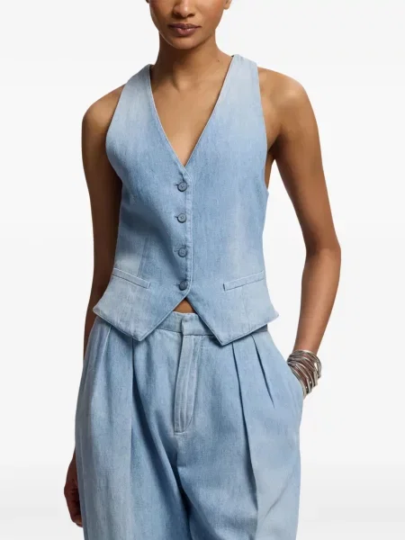 Traper prsluk Ralph Lauren Collection plava