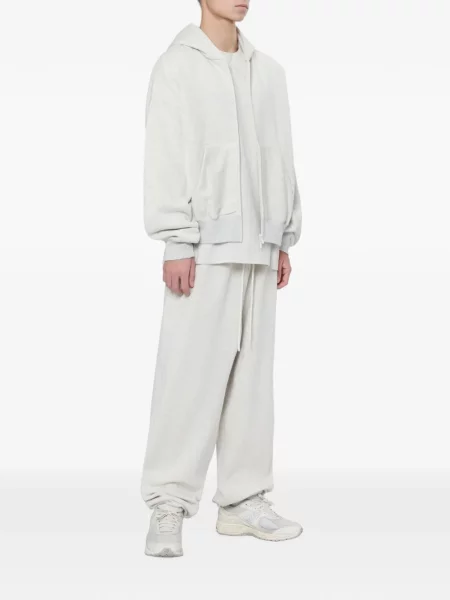 Lung tricou Essentials cu imagine gri
