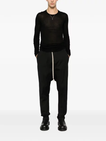 Pantaloni Rick Owens cu cordon negru