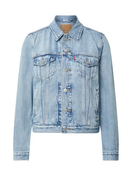 LEVI'S Prehodna jakna ORIGINAL TRUCKER MED INDIGO WORN IN moder denim