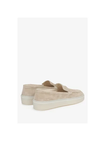 Лофери велюрові Estro бежеві