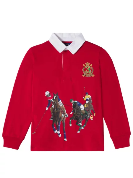 Gyerek pólóing Polo Ralph Lauren piros