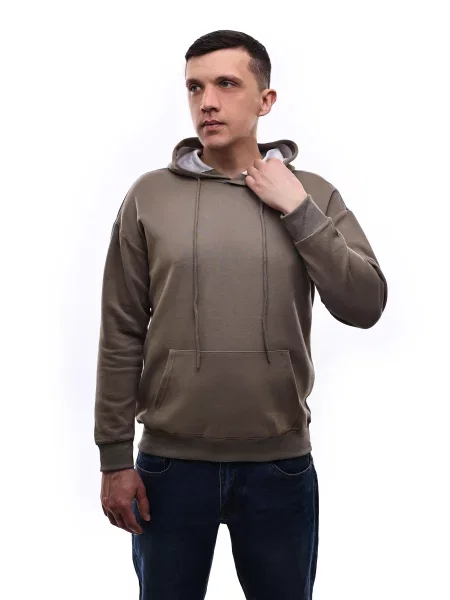 Худі LUMO віскоза/поліестер хакі