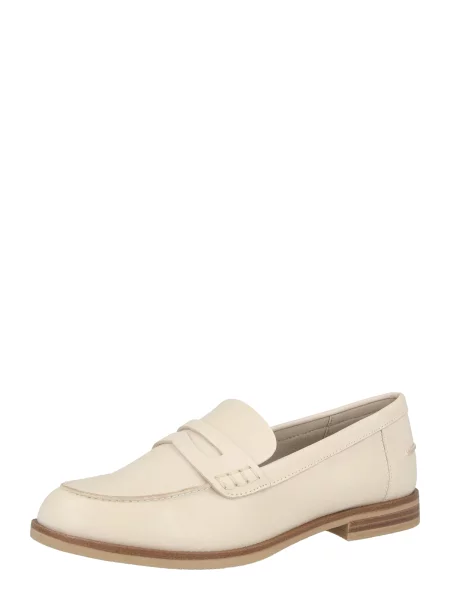 CAPRICE Papuci de casă lână alb