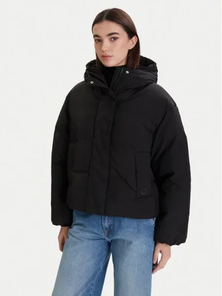 BOSS Zimska jakna Paffia črna