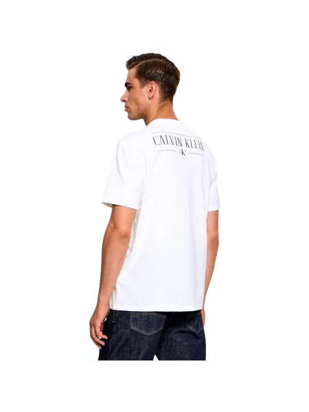 Tricou Calvin Klein Jeans alb