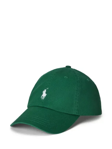 Tricou Polo Ralph Lauren din piele cu broderie în carouri maro