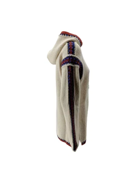 Sweter Etro z kapturem beżowy