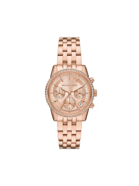 Michael Kors Zegarek Ritz Ladies Chronograph różowy