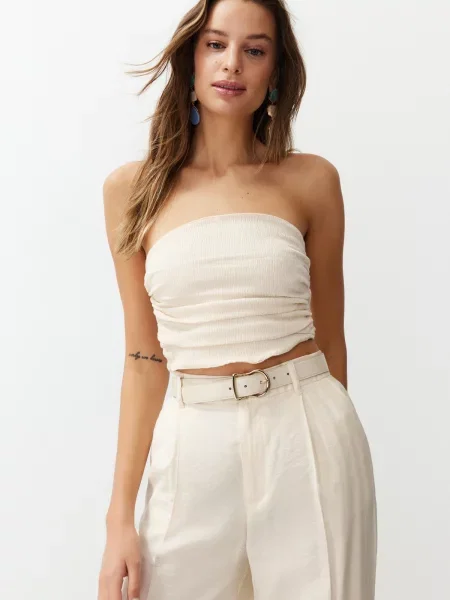 Bluza Trendyol bež