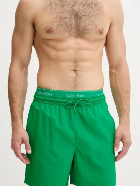 Calvin Klein Kopalne kratke hlače zelena