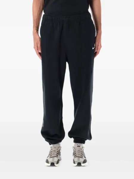 Tricou Nike din fleece alergare cu decolteu rotund gri