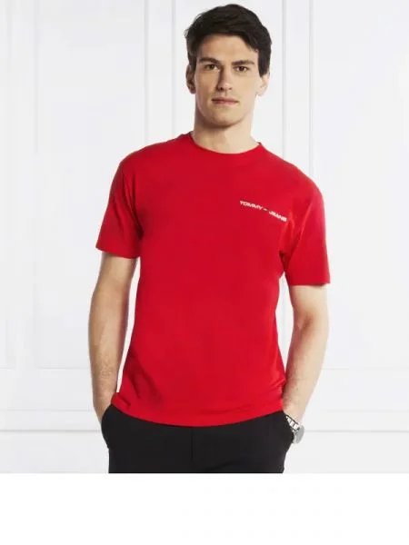 Tommy Jeans Póló TJM CLSC piros