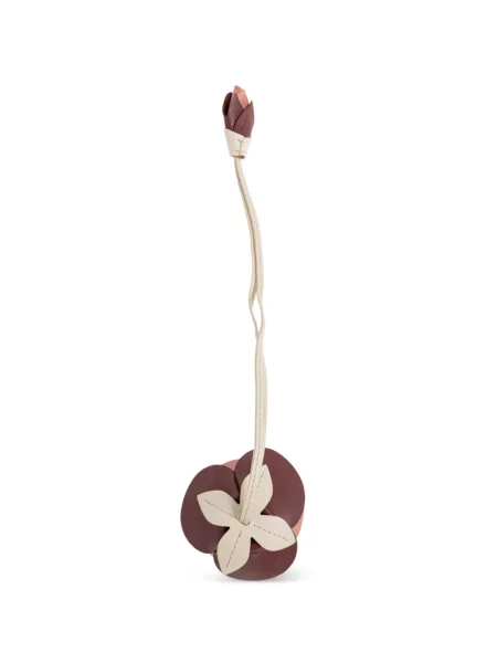 Colier Furla cu model floral cu aplicații maro