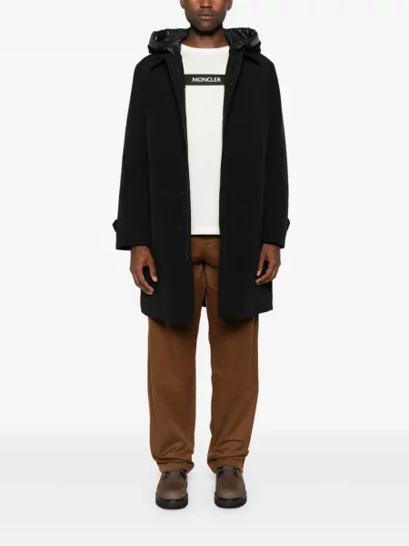 Pantaloni Moncler stretch maro