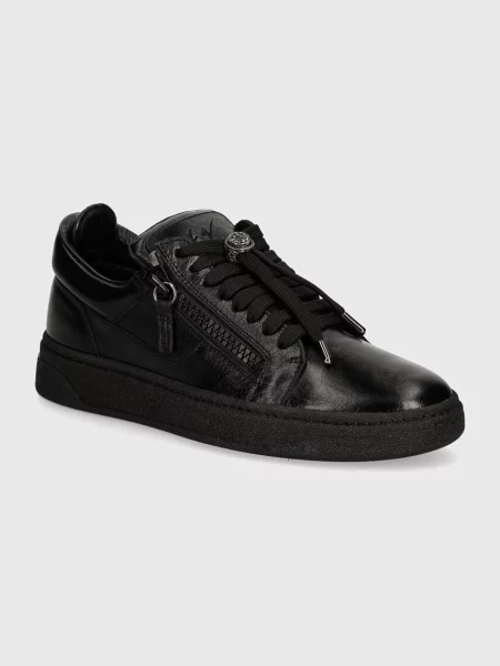 Кожени маратонки Giuseppe Zanotti GZ черно